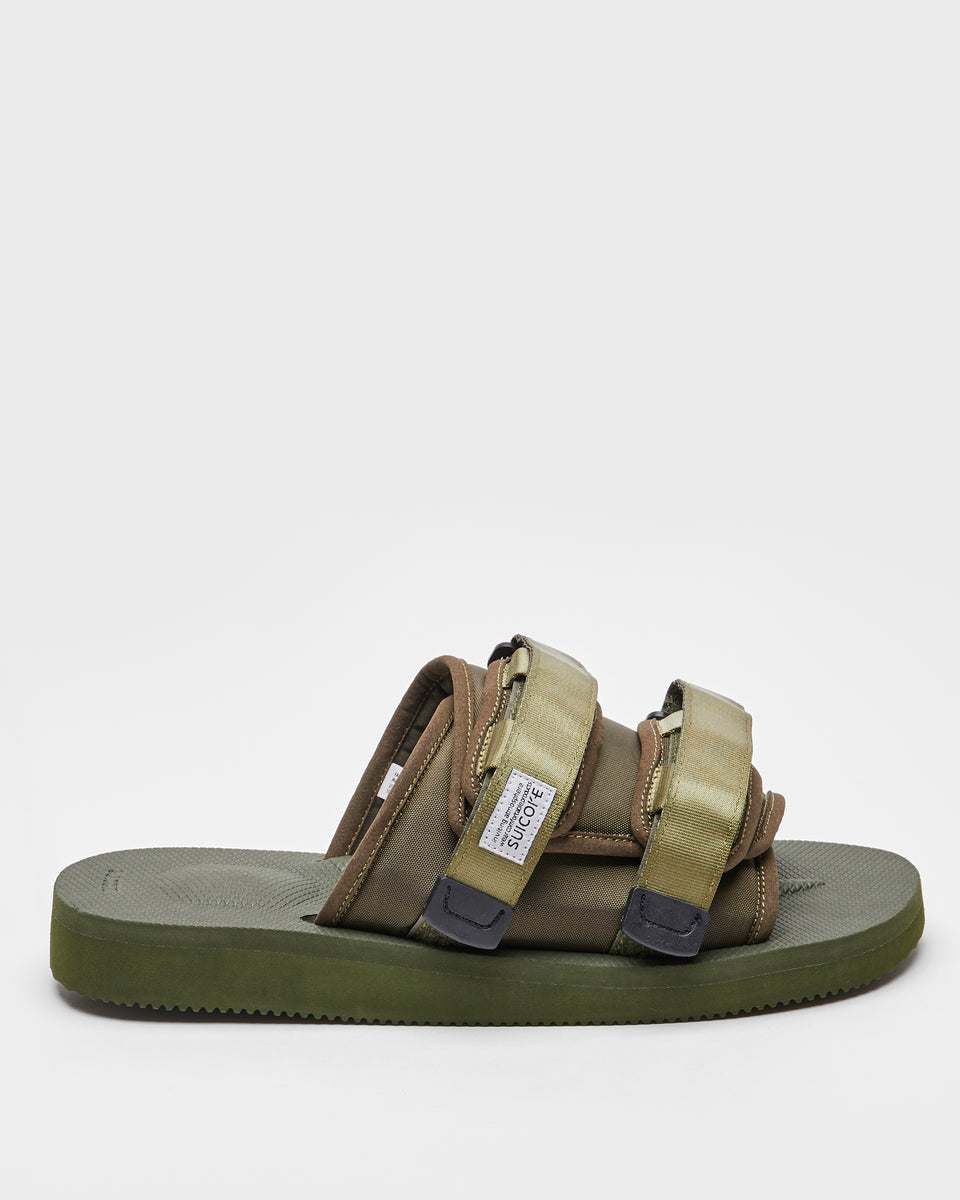 Suicoke Moto-Cab in Olive, Size UK 7 | End Clothing