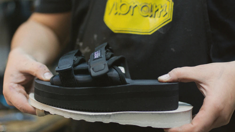 WOMEN S WEAR DAILY Suicoke Links With Vibram on Repair Program Official SUICOKE US CANADA Webstore SUICOKE NORTH AMERICA