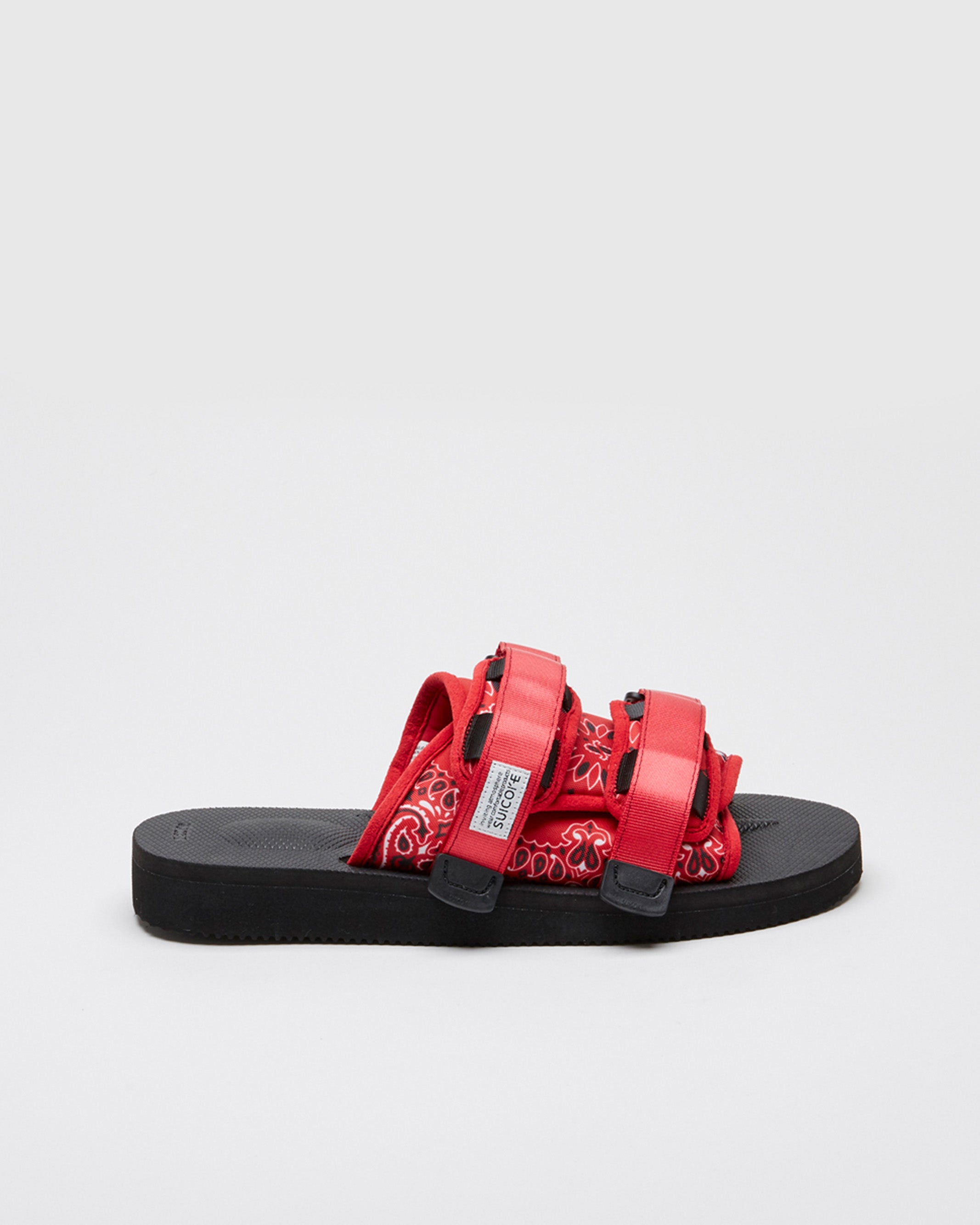 Red suicoke hot sale sandals